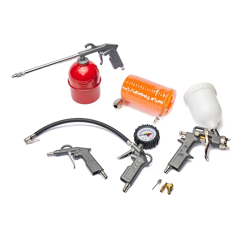 Spray Gun Air Compressor Kit - 공압 공구 세트, 공기 압축기 공구
