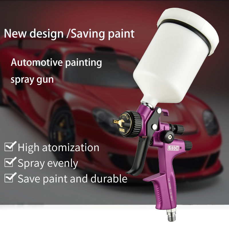 Hvlp Spray Gun Gravity Feed - HVLP 방식의 중력식 스프레이 건 세트,