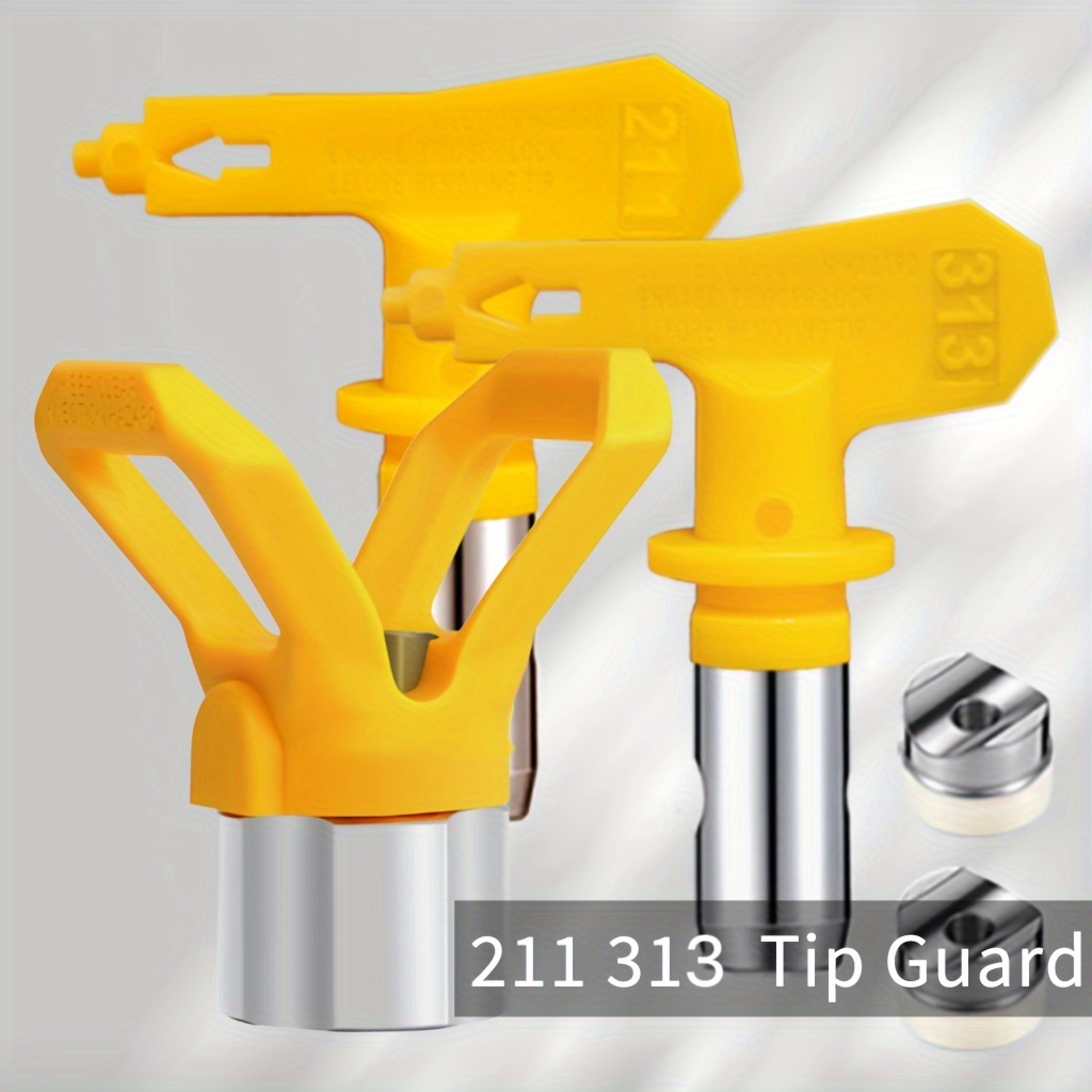 Paint Sprayer Nozzle Kit - 에어리스 페인트 분무기 팁(가드 포함) 211
