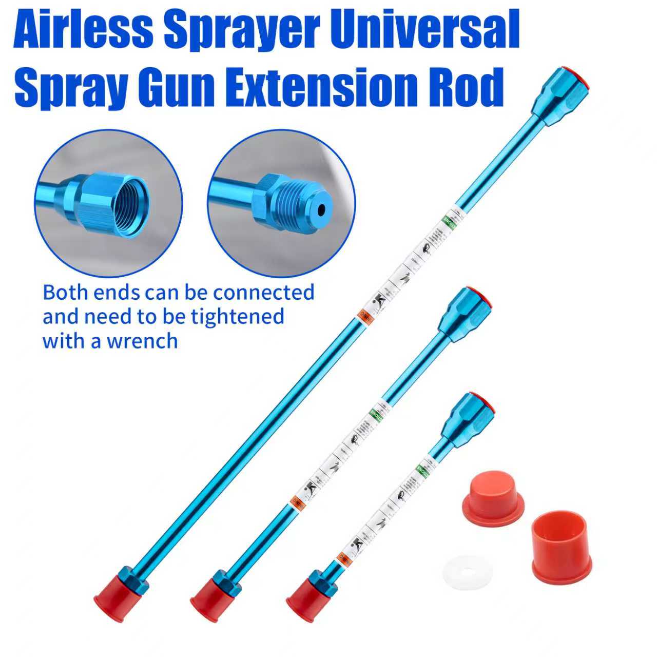 Paint Sprayer Extension Pole - 에어리스 페인트 분무기 연장봉 20/30/50cm 알루미늄