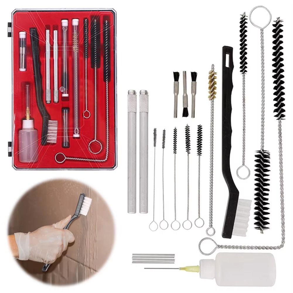 Paint Sprayer Nozzle Kit - 17/23Pcs 에어 브러시 스프레이 노즐 청소