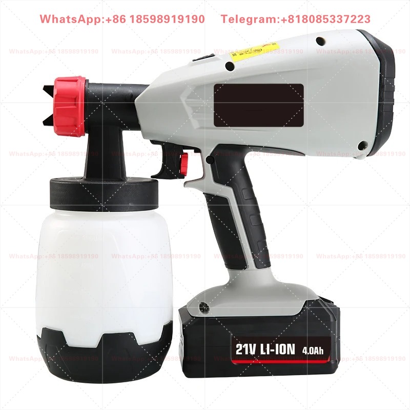 Electric Paint Sprayer 800W - 새롭게 업그레이드된 800W 21V 고전압 무선