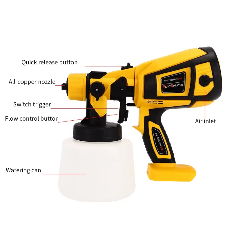 Electric Paint Sprayer 800W - 2개 800W 파워 스프레이 건 전기