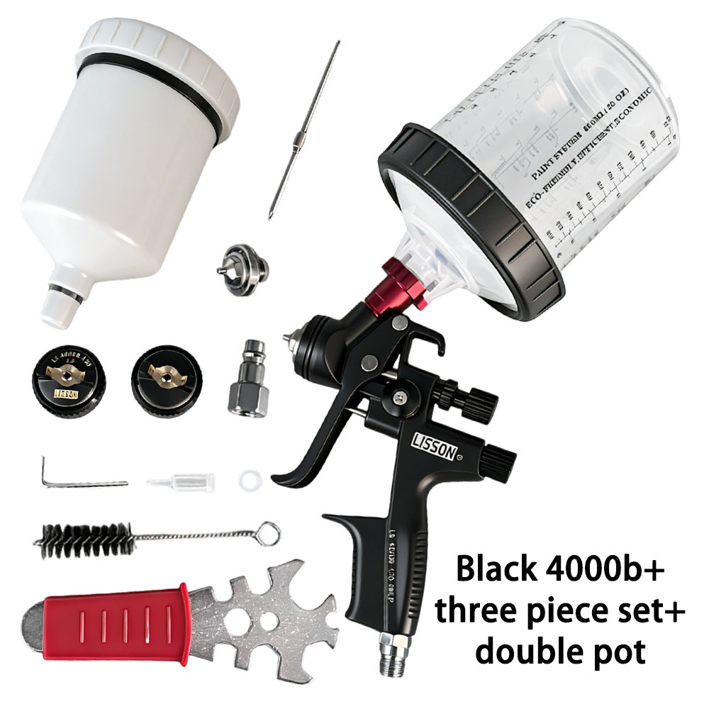 Hvlp Spray Gun Gravity Feed - HVLP 스프레이 건(어댑터 및 믹스 탱크
