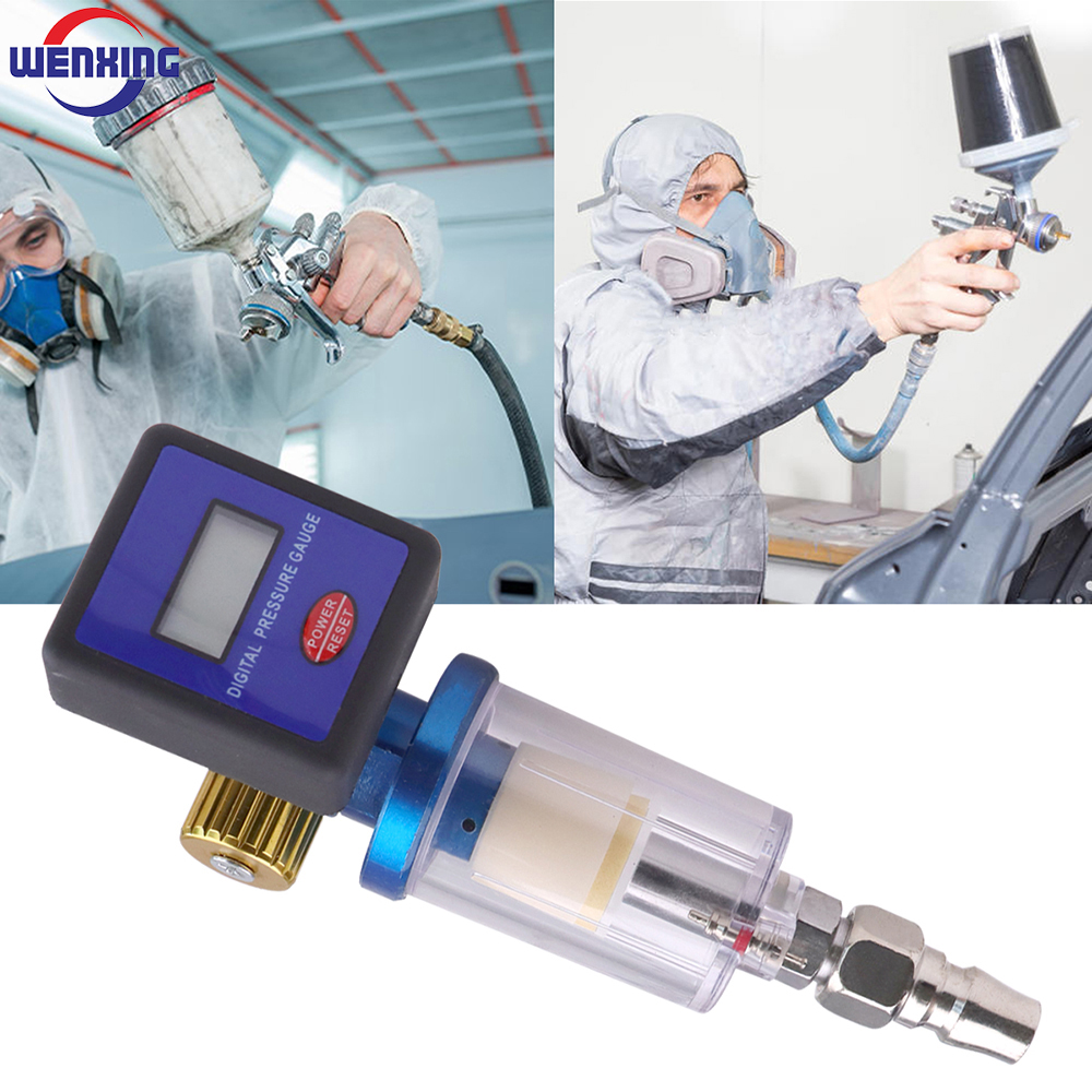Hvlp Spray Gun Gravity Feed - 에어 브러시 전자 압력 조절기 LCD