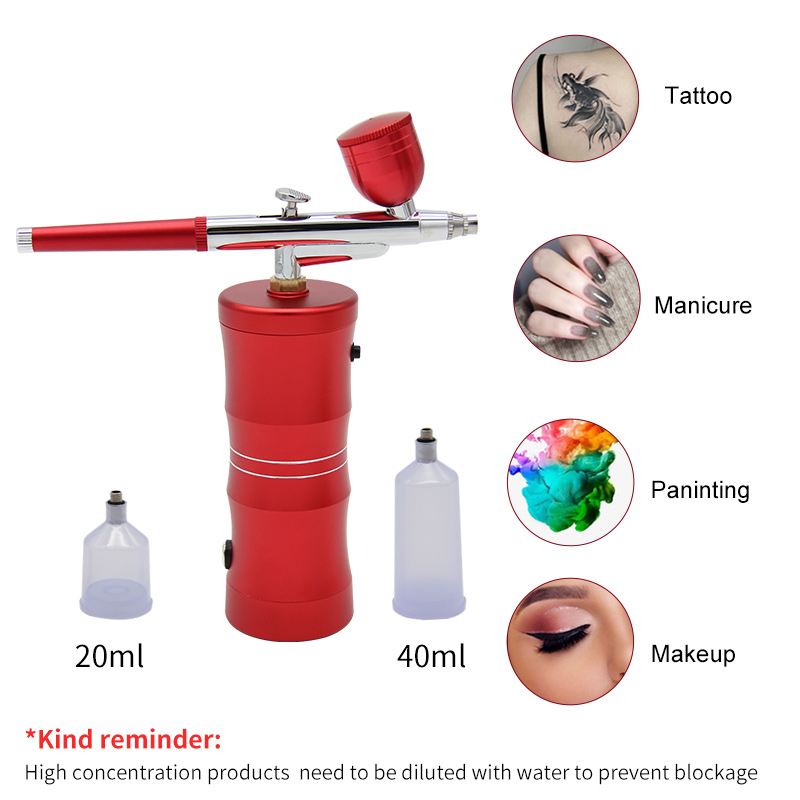 미니 에어 브러시 나노 산소 압력 딥 스킨 인젝터, 가 - Airbrush Kit Compressor 리뷰 및 가격