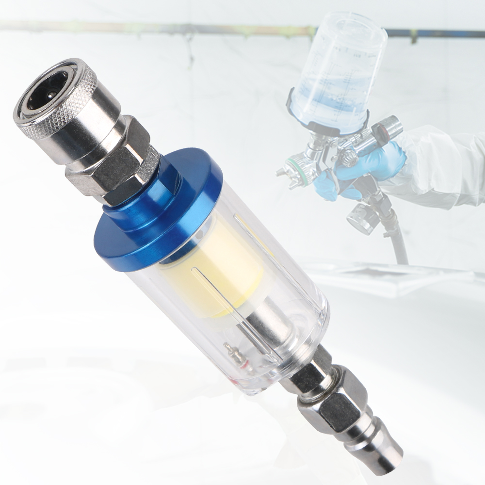 1/4인치 나사산 클리어 워터 트랩 에어 컴프레서 수분 - Spray Gun Air Compressor Kit 리뷰 및 가격