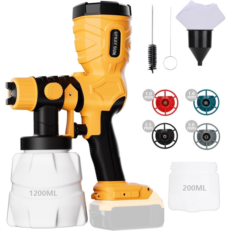 AT21 자동 가구 도색 도구, 20V 무선 페인트 분 - Cordless Paint Sprayer 20V 리뷰 및 가격