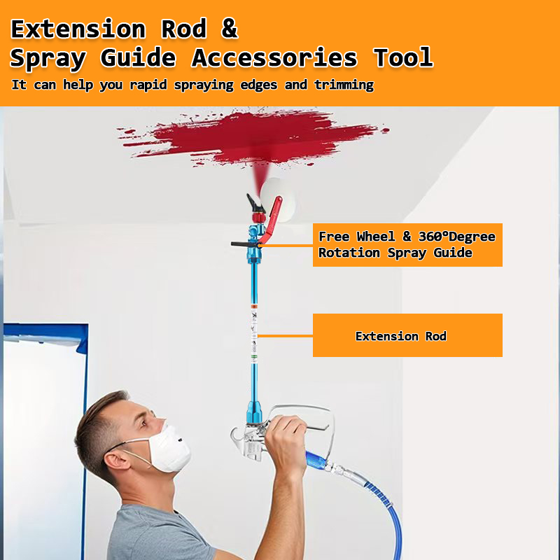 7종 에어리스 페인트 분무기 팁 키트 노즐 가드 연장봉 - Paint Sprayer Extension Pole 리뷰 및 가격