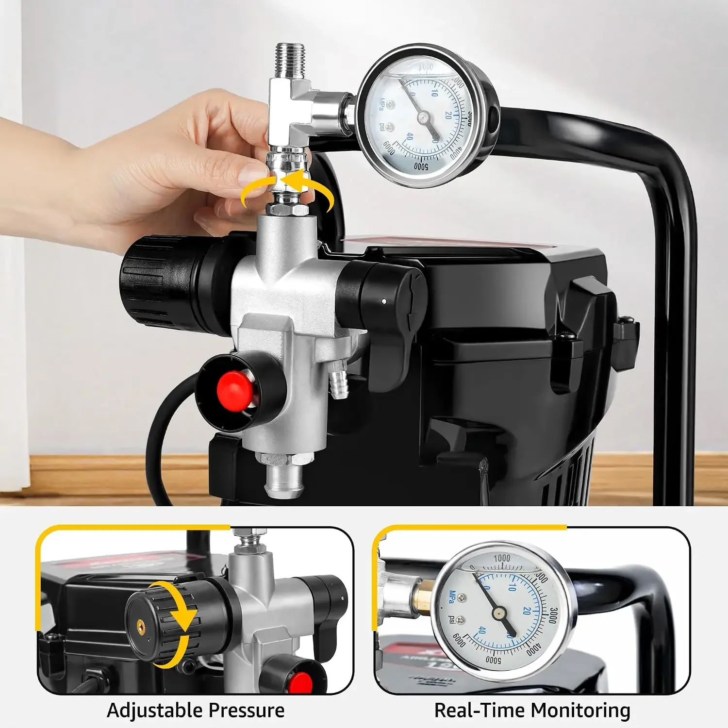 미국 배송 750W 에어리스 페인트 분사기 1개 |   - Airless Paint Sprayer 3000Psi 리뷰 및 가격