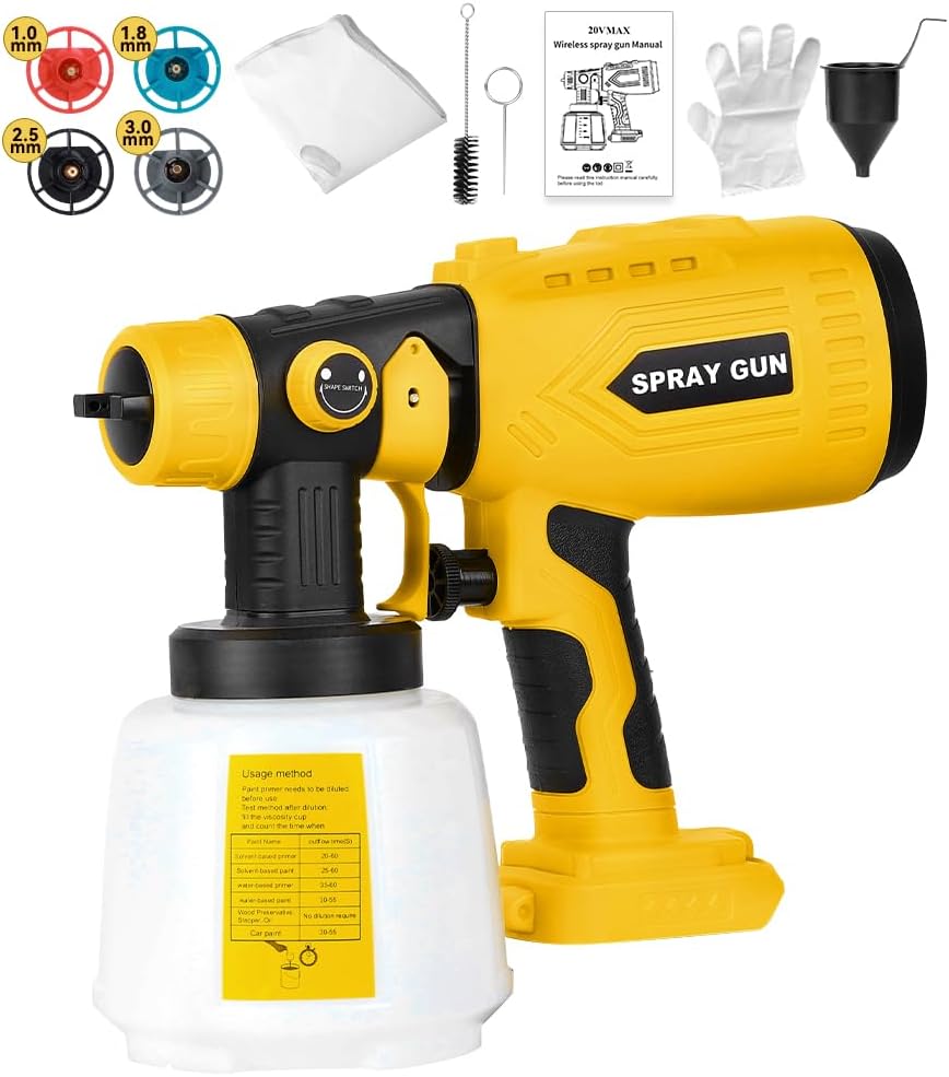 Dewalt 20V Max 배터리 200W 모터용 페인 - Cordless Paint Sprayer 20V 리뷰 및 가격