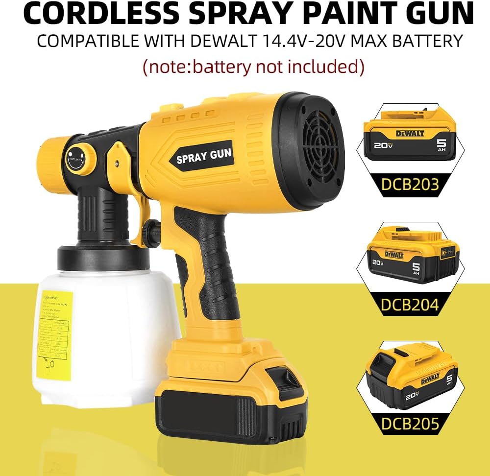 Dewalt 20V Max 배터리 200W 모터용 페인 - Cordless Paint Sprayer 20V 리뷰 및 가격