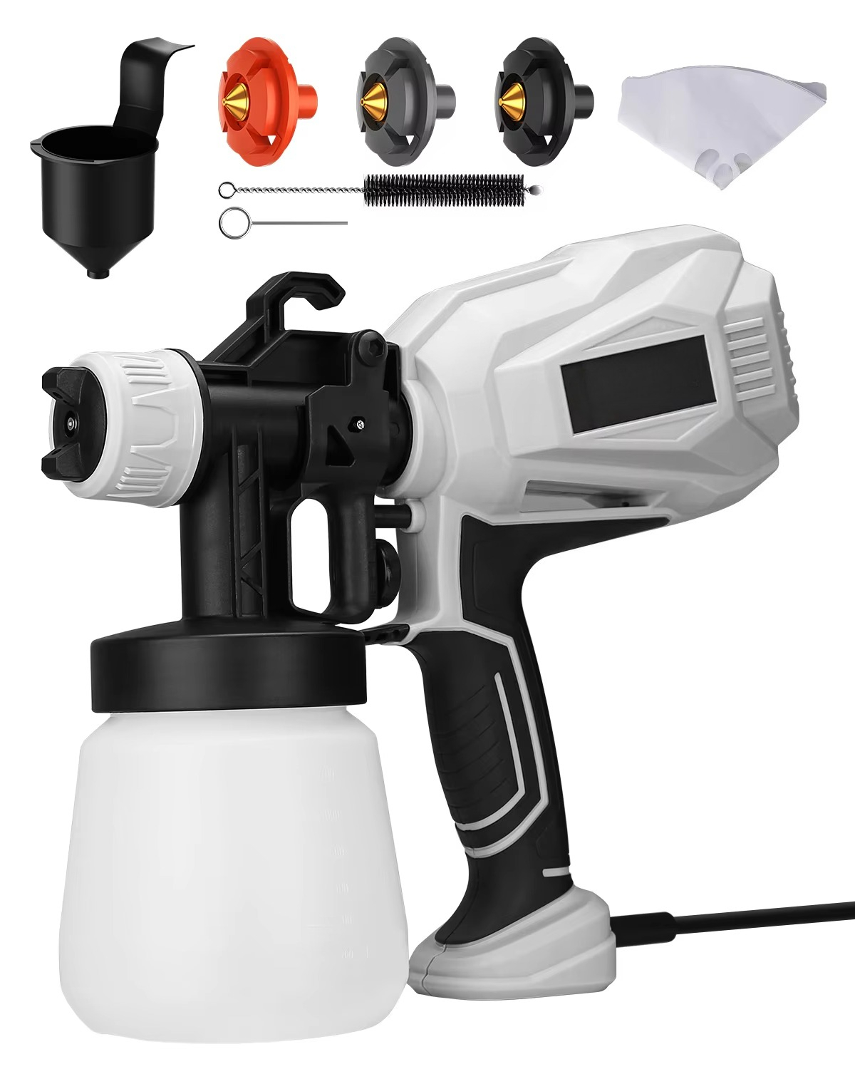 800W 전동 페인트 분무기, 분사량 조절 가능, 가정 - Electric Paint Sprayer 800W 리뷰 및 가격