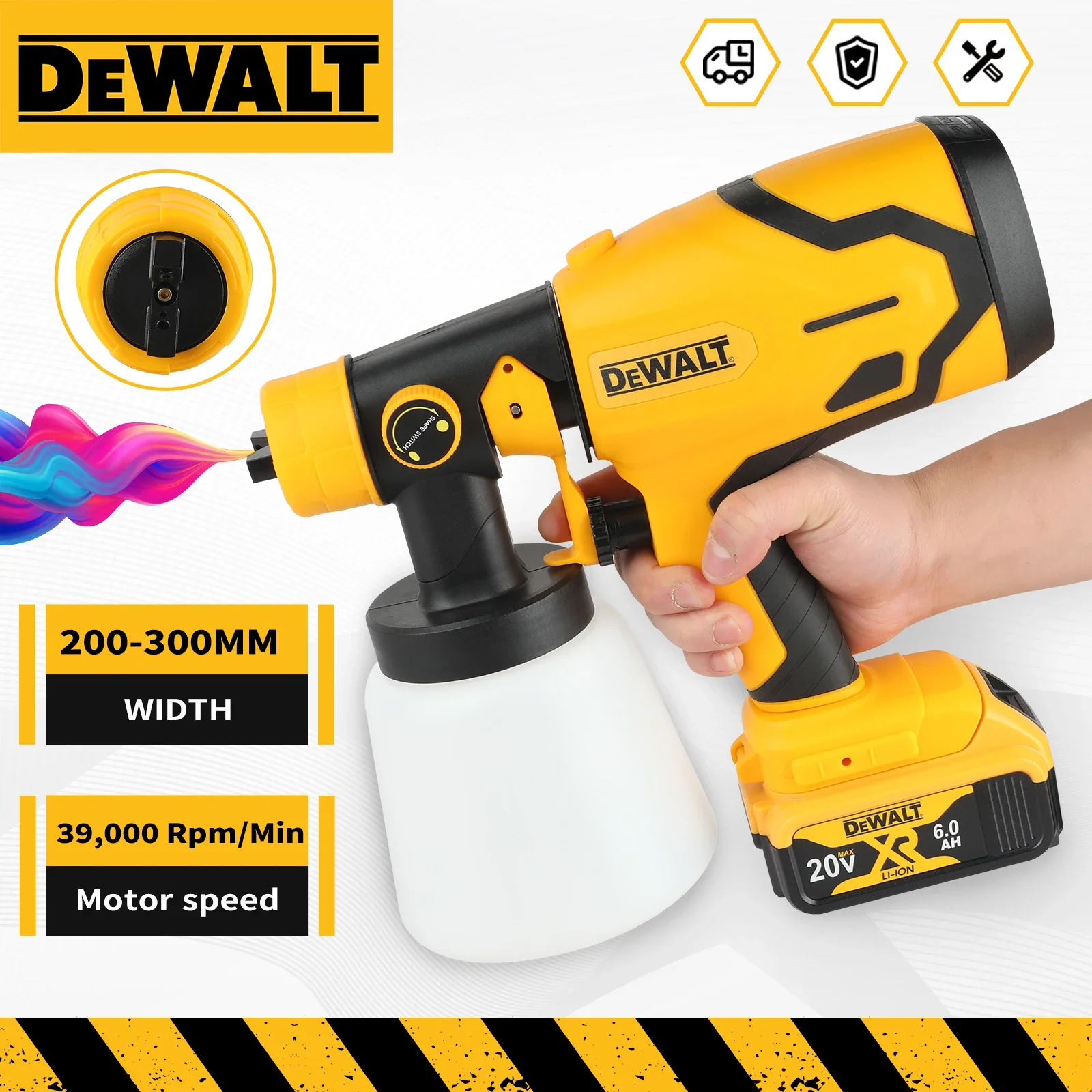 DEWALT D227 무브러시 무선 페인트 분무기, 2 - Cordless Paint Sprayer 20V 리뷰 및 가격