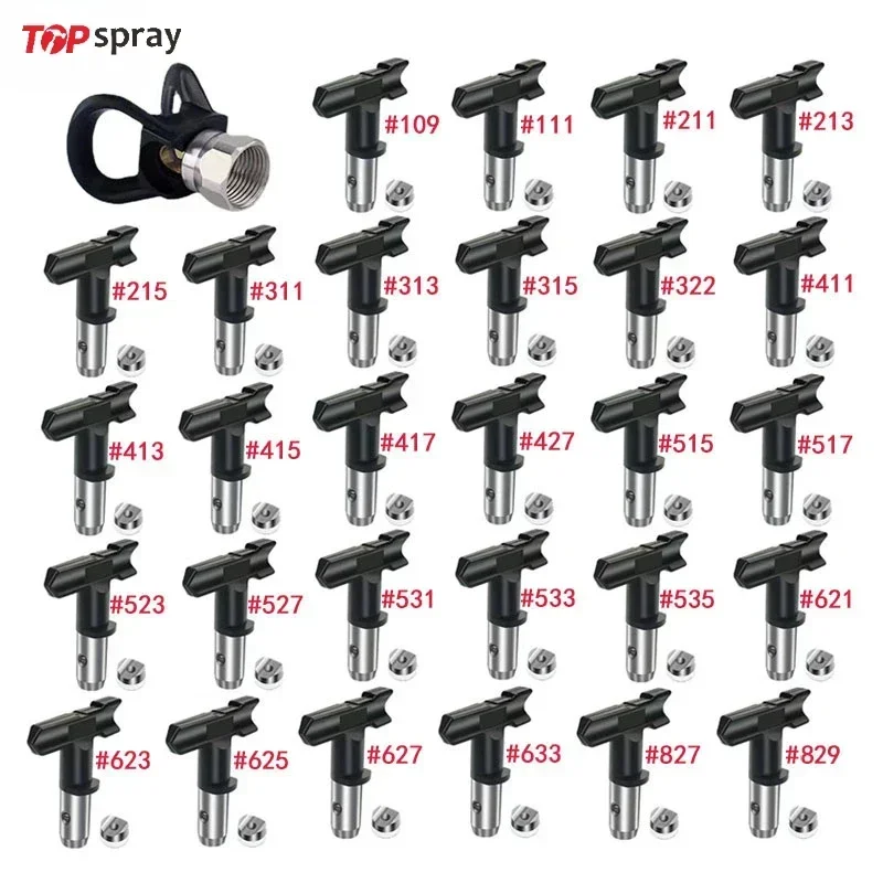 에어리스 페인트 스프레이 노즐용 탑스프레이 팁, 에어리 - Paint Sprayer Nozzle Kit 리뷰 및 가격