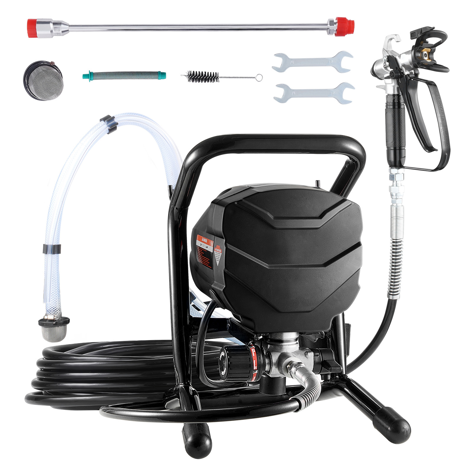 스탠드형 무공기 페인트 분무기, 650W 고효율 무공기 - Airless Paint Sprayer 3000Psi 리뷰 및 가격