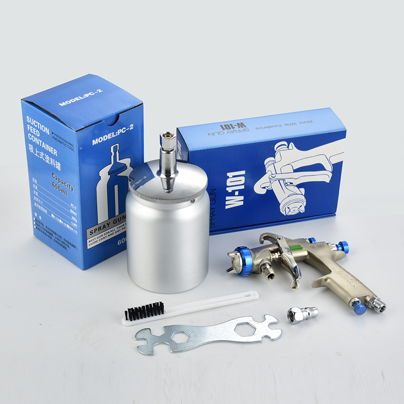 메탈 600cc 스프레이건 W-101 에어 스프레이건  - Hvlp Spray Gun Gravity Feed 리뷰 및 가격