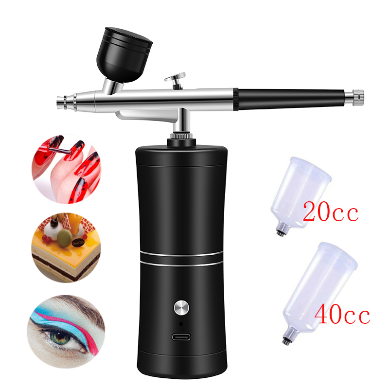 네일 아트 페인트 용 에어 브러시 압축기 네일 장식 케 - Airbrush Kit Compressor 리뷰 및 가격