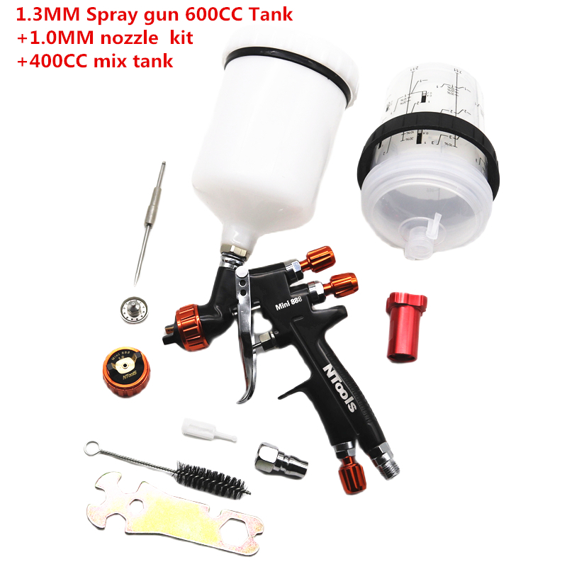 Ntools 1.3MM 스프레이 건 (1.0MM 노즐  - Hvlp Spray Gun Gravity Feed 리뷰 및 가격
