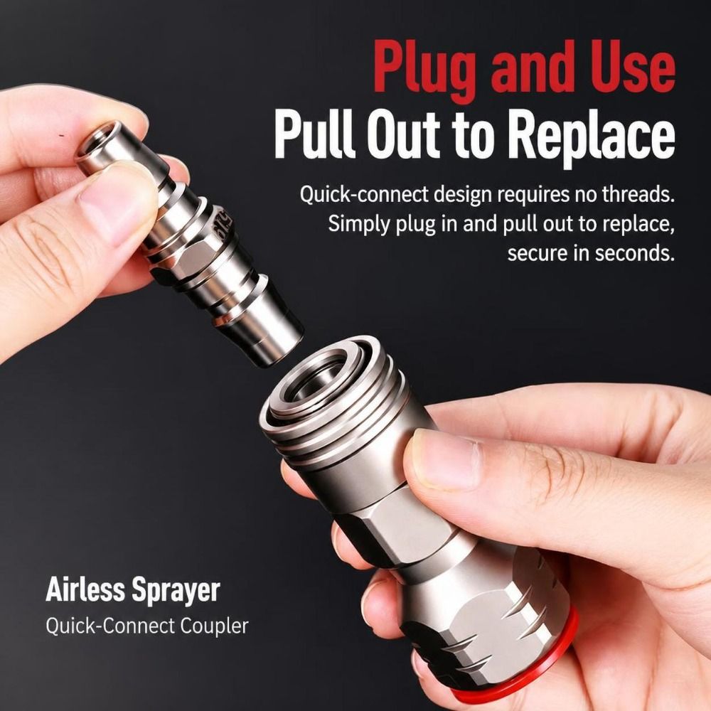빠른 연결 방식의 에어리스 페인트 분무기 노즐, 스테인 - Paint Sprayer Nozzle Kit 리뷰 및 가격