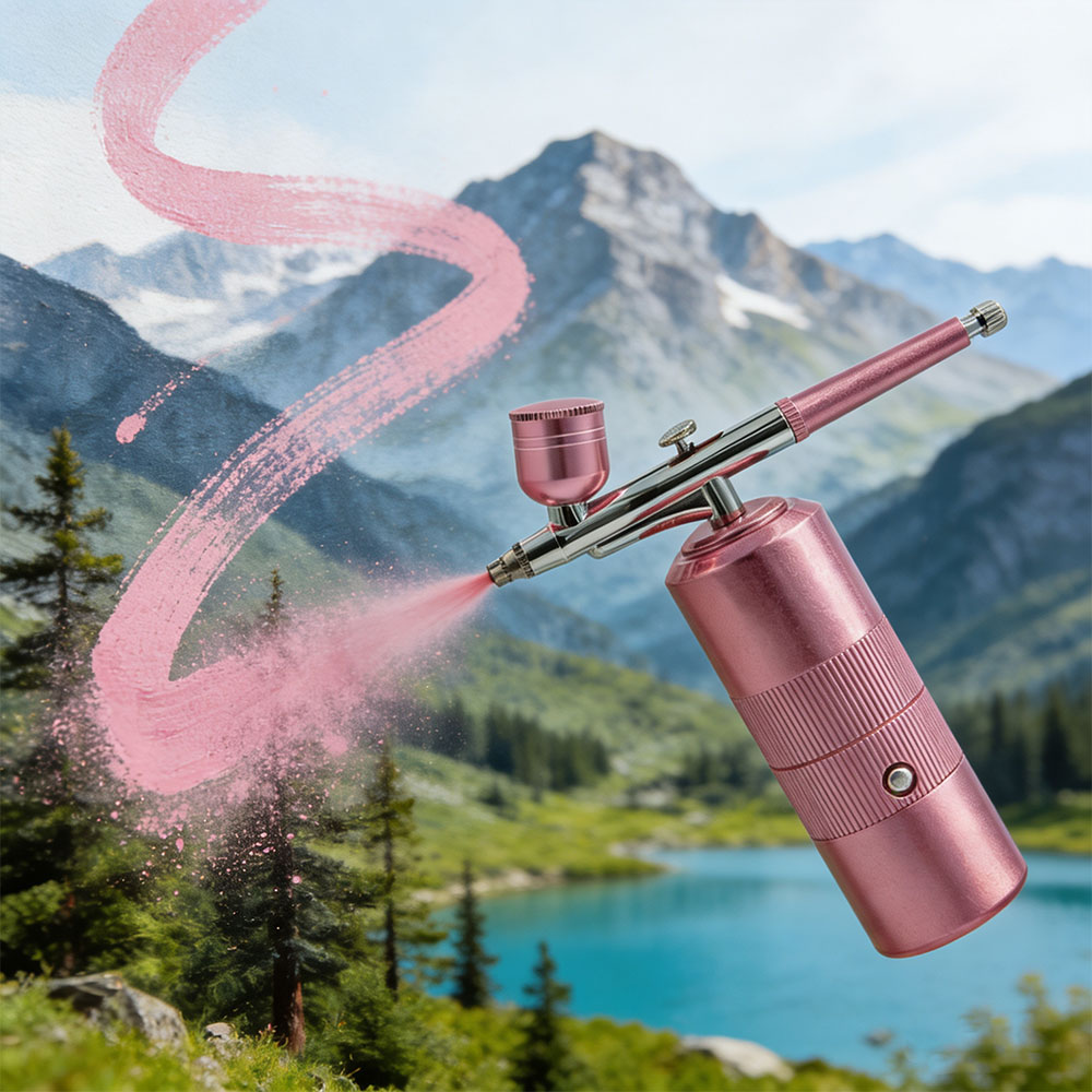 충전식 에어브러시 컴프레서 키트 에어 브러시 스프레이  - Airbrush Kit Compressor 리뷰 및 가격