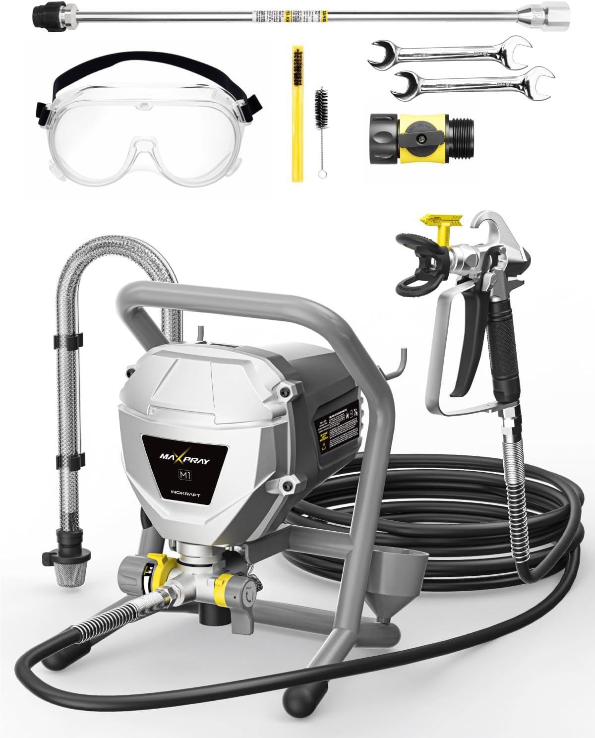 3000 PSI 550W 에어리스 페인트 분무기, 희석 - Paint Sprayer For Fence Deck 리뷰 및 가격