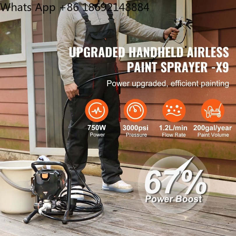 750W 950W 에어리스 페인트 분무기 3000PSI - Airless Paint Sprayer 3000Psi 리뷰 및 가격