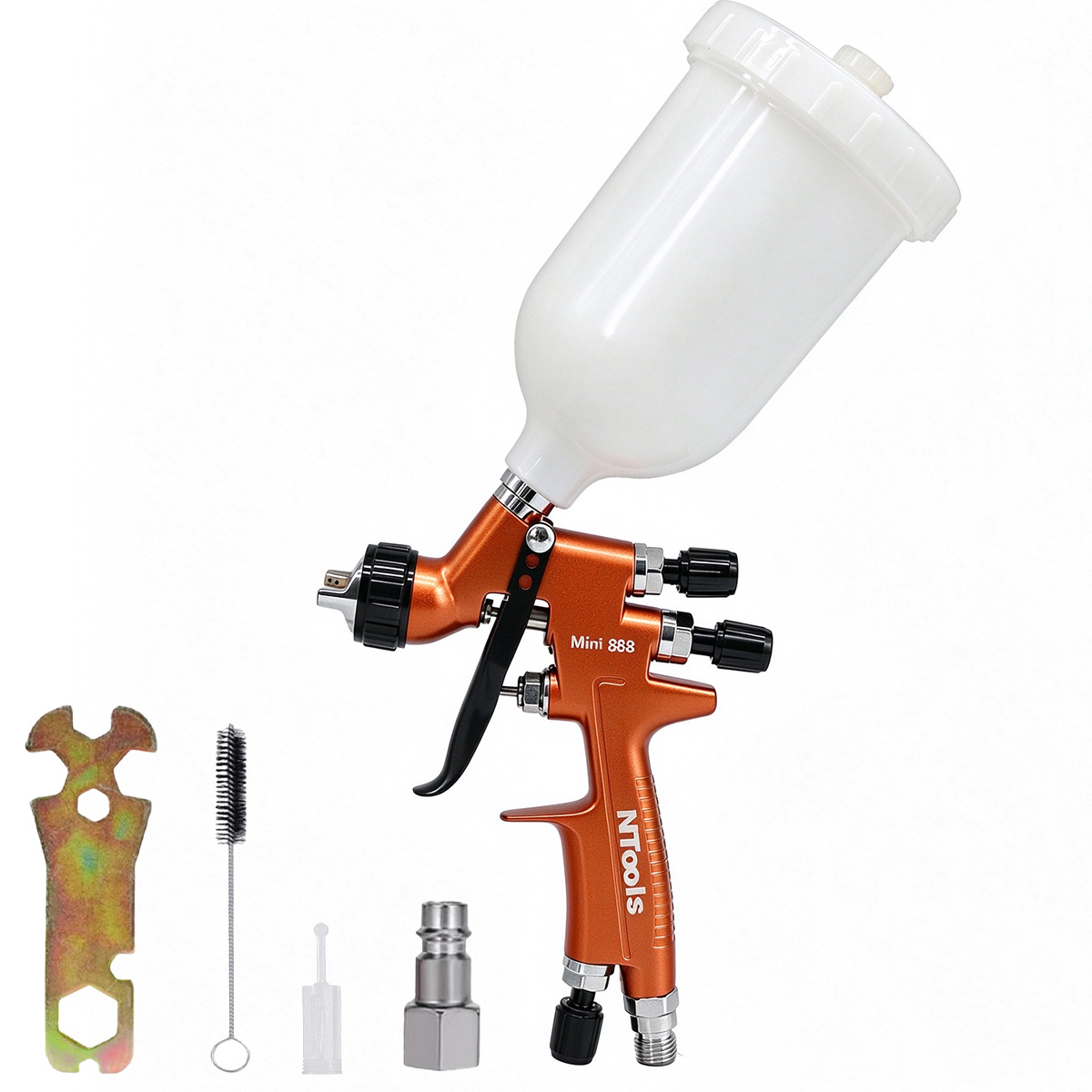 HVLP 분무기, 0.8/1.0/1.2mm 노즐, 40 - Hvlp Spray Gun Gravity Feed 리뷰 및 가격