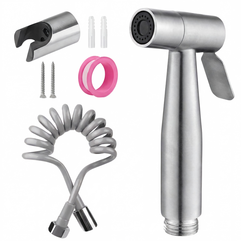 고압 핸드 샤워 분사기 세트, 4.8인치 호스와 벽걸이 - Spray Gun Cleaning Kit 리뷰 및 가격