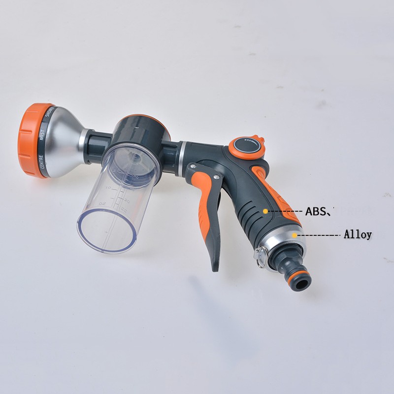 새로운 거품 물총 호스 노즐 세차 청소 도구 정원 잔디 - Spray Gun Cleaning Kit 리뷰 및 가격