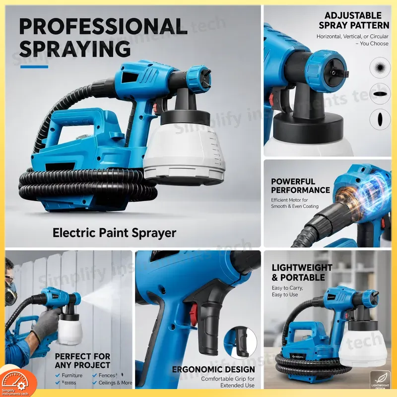 800W HVLP 페인트 분무기(1300ml 분리형 탱 - Paint Sprayer For Fence Deck 리뷰 및 가격