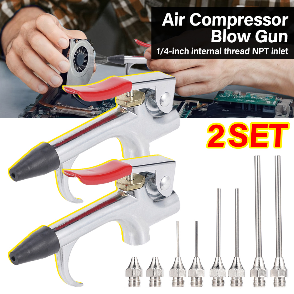 에어 컴프레서 블로우 건 금속 공구 에어 인렛 키트 스 - Spray Gun Air Compressor Kit 리뷰 및 가격