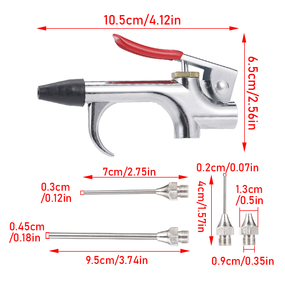 에어 컴프레서 블로우 건 금속 공구 에어 인렛 키트 스 - Spray Gun Air Compressor Kit 리뷰 및 가격