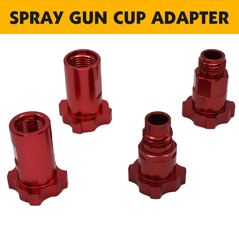 새로운 스프레이 건 컵 어댑터 스프레이 페인트 건용 페 - Hvlp Spray Gun Gravity Feed 리뷰 및 가격