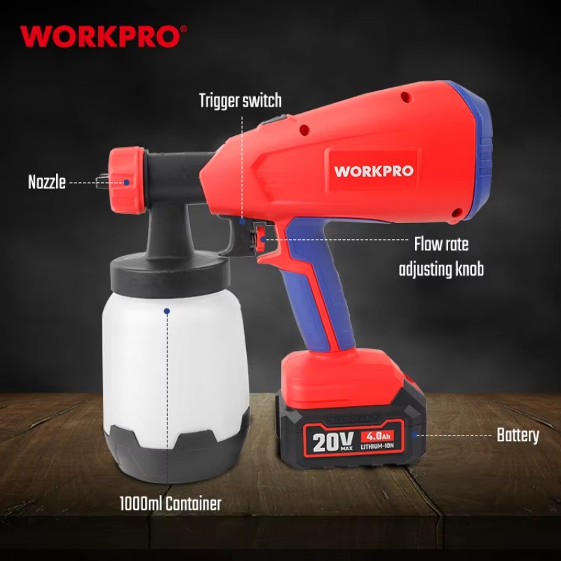 20V 무선 페인트 분무기, 휴대용 전동 페인트 스프레 - Cordless Paint Sprayer 20V 리뷰 및 가격