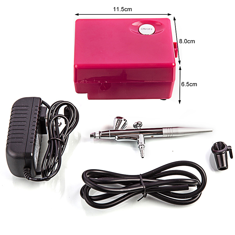 케이크 매니큐어를위한 휴대용 BT16 분무기 메이크업  - Spray Gun Air Compressor Kit 리뷰 및 가격
