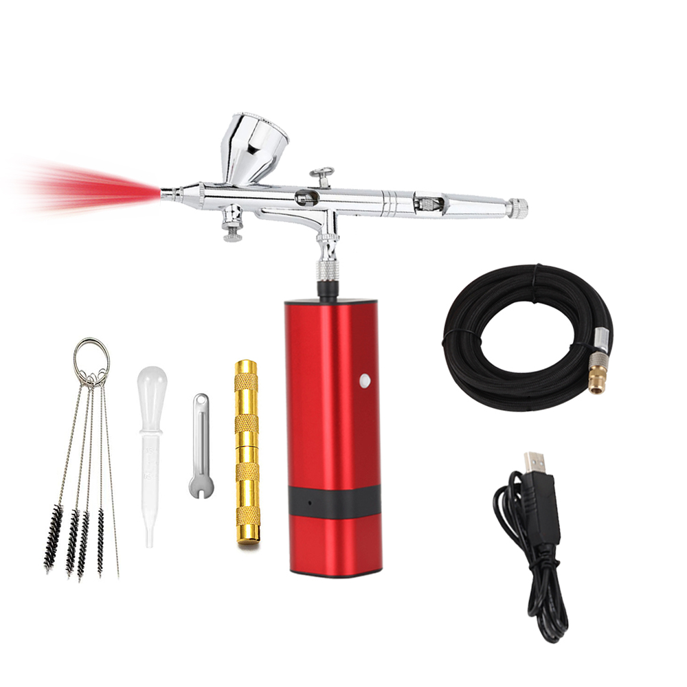 RIBO TM80S-180W 무선 에어 브러시, 소형  - Spray Gun Air Compressor Kit 리뷰 및 가격