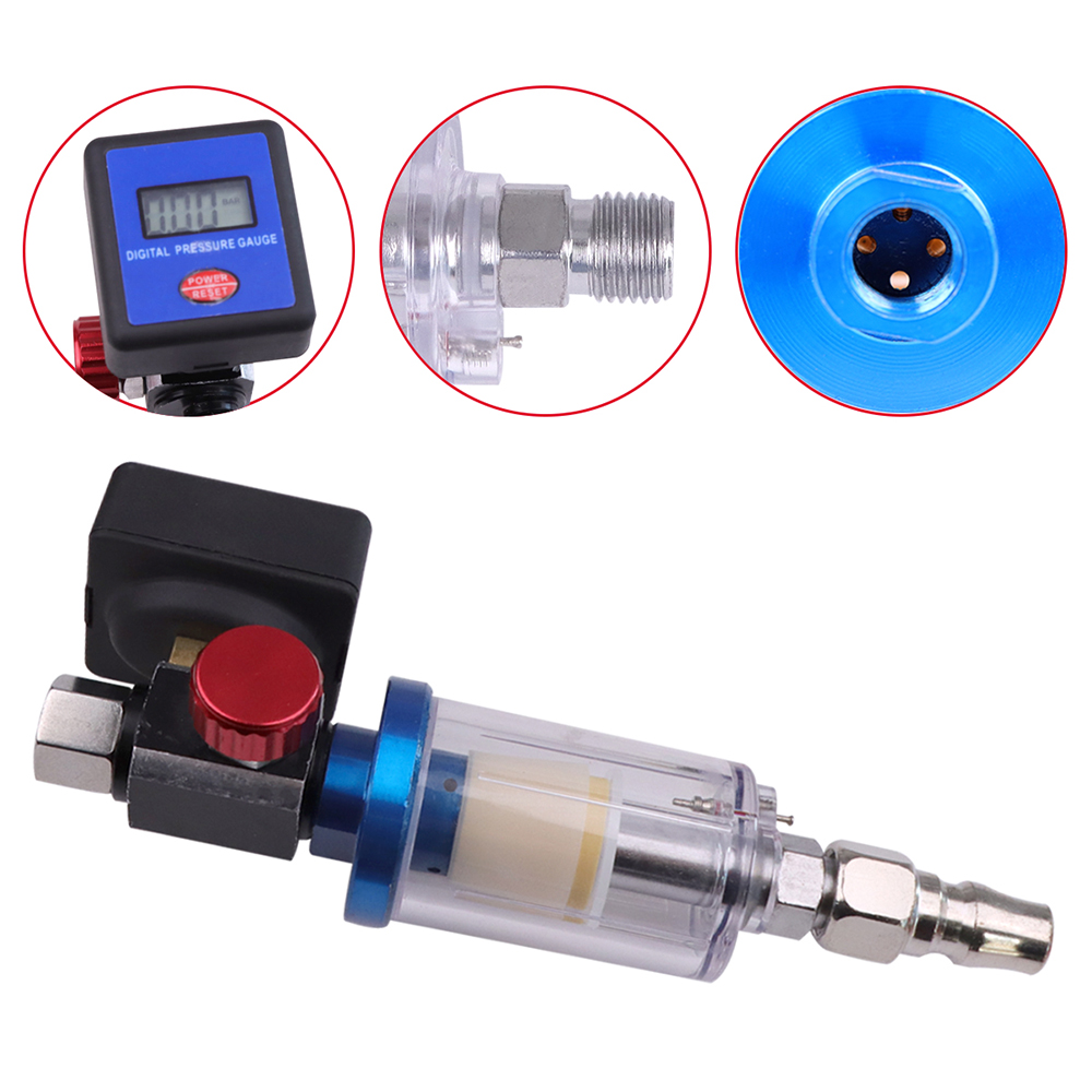 에어 브러시 전자 압력 조절기 LCD 디지털 디스플레이 - Hvlp Spray Gun Gravity Feed 리뷰 및 가격