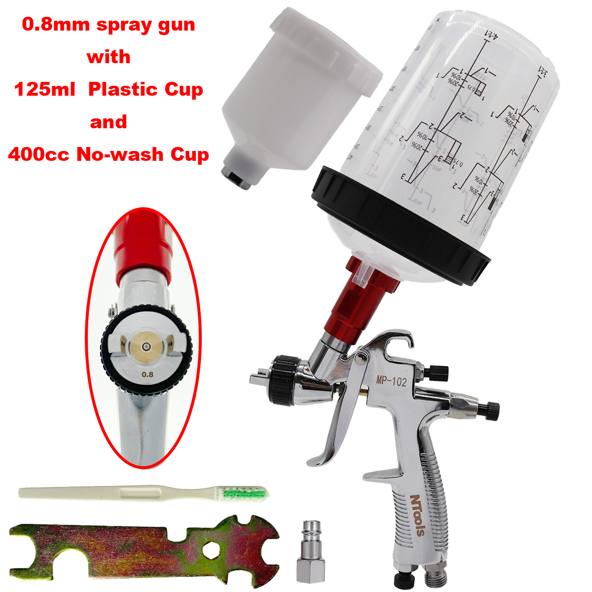 스페이건 미니 0.5/0.8/1.0/1.2mm 노즐 중 - Airless Paint Sprayer 3000Psi 리뷰 및 가격