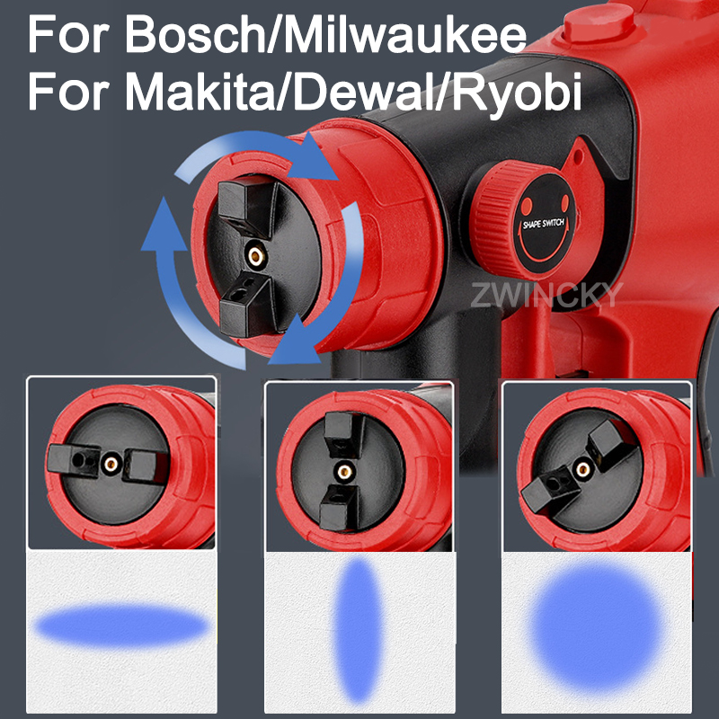 마키타/디월트/보쉬/밀워키/리오비 18V 20V 배터리 - Cordless Paint Sprayer 20V 리뷰 및 가격