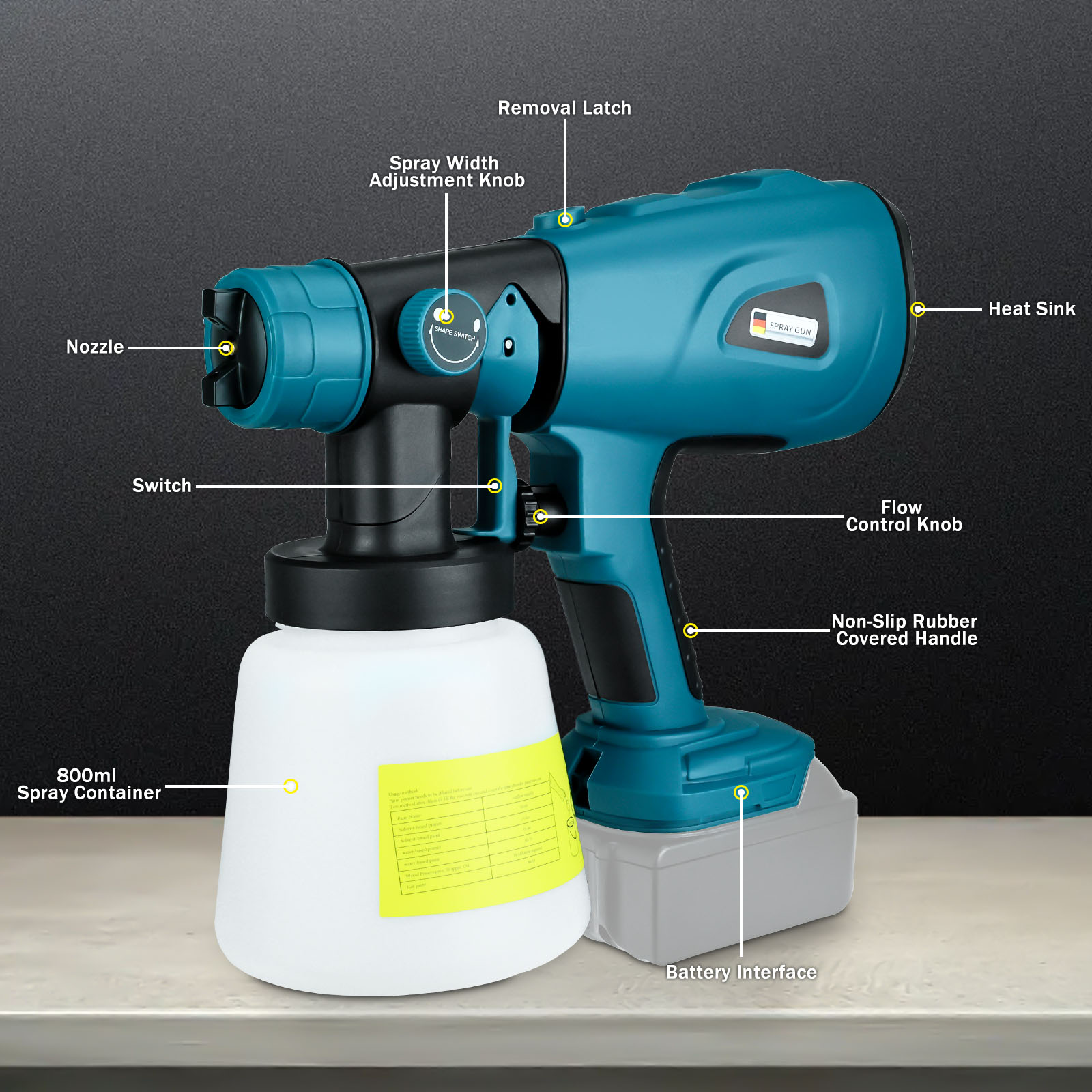 무선 페인트 분무기 건 HVLP 전기 스프레이건, De - Cordless Paint Sprayer 20V 리뷰 및 가격
