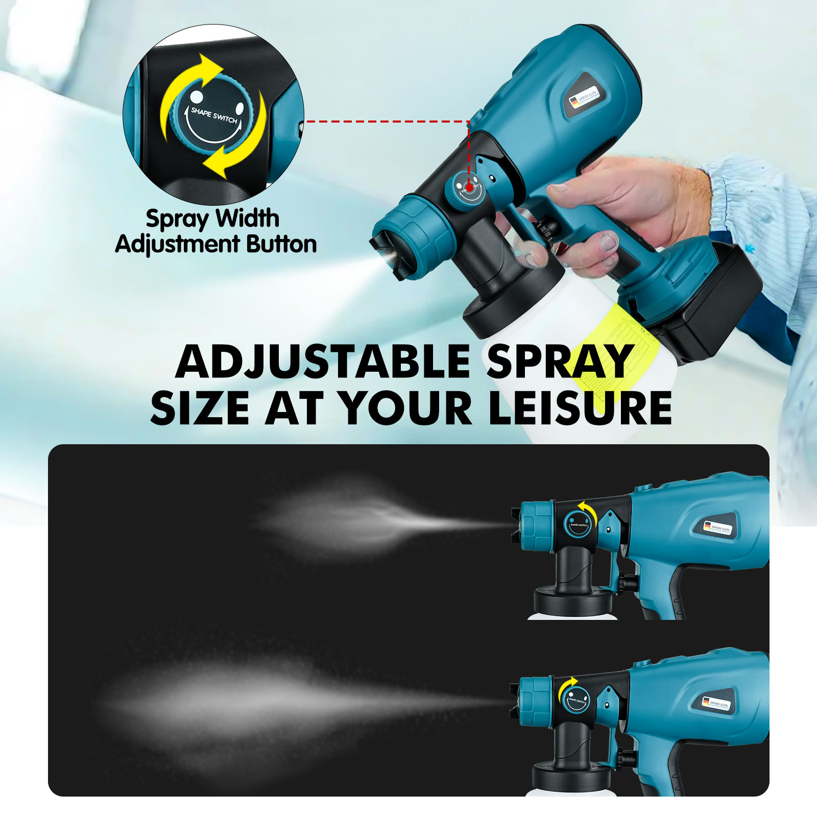 무선 페인트 분무기 건 HVLP 전기 스프레이건, De - Cordless Paint Sprayer 20V 리뷰 및 가격